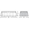 Каркасный бассейн INTEX Ultra Frame 26356 — 549×274×132 см, комплект Deluxe